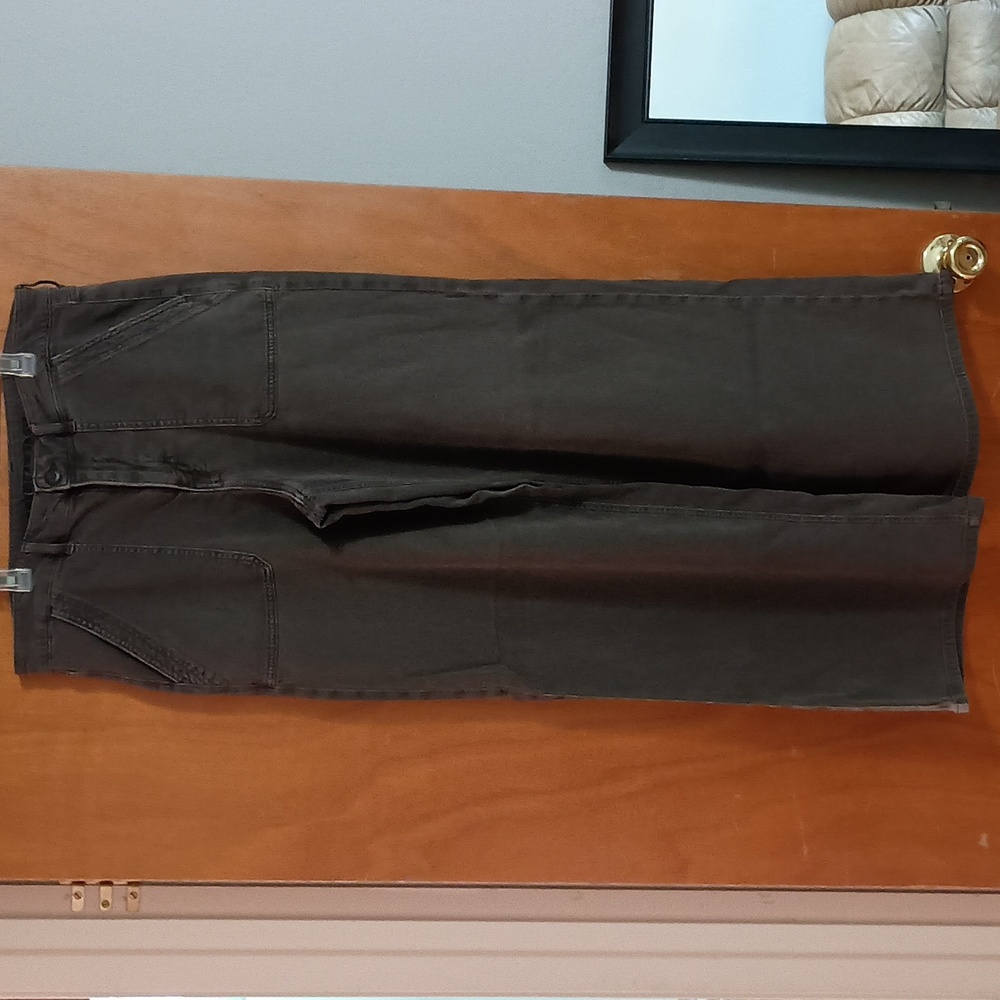 AE Stretch Super High Rise Baggy Wide Leg pants 12R